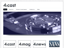 Tablet Screenshot of forensic4cast.com